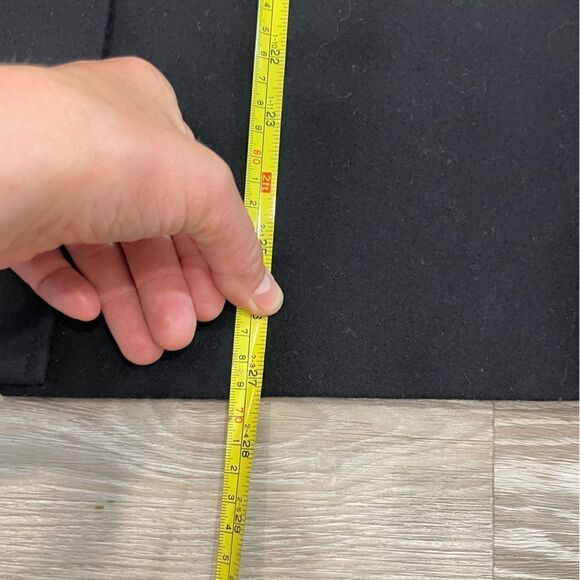 GUCCI Vintage Wool Black Midi Pencil Skirt sz 0 - Picture 7 of 9